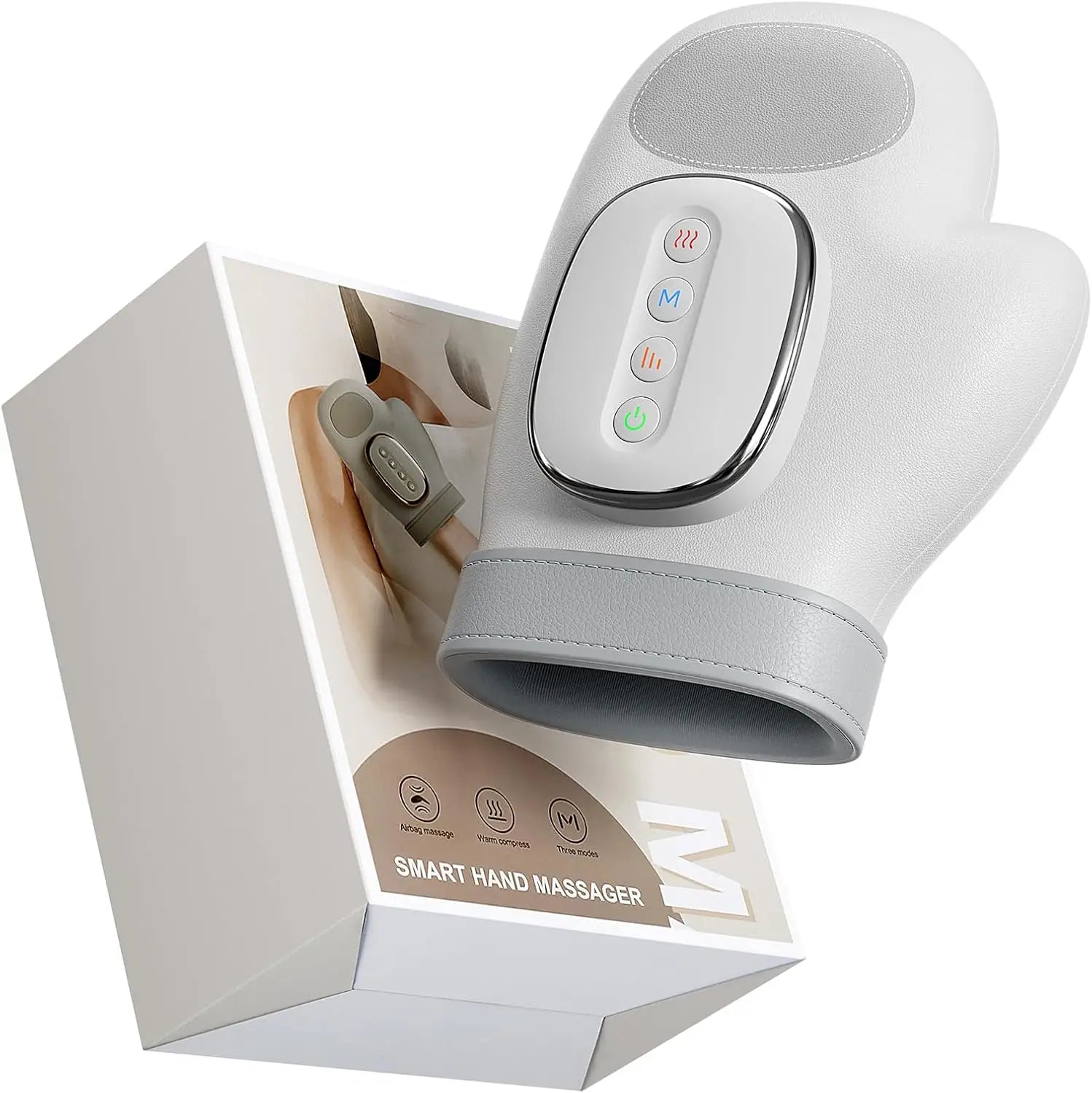 Electric Hand Massager With Airbag Compression And Warm Heating