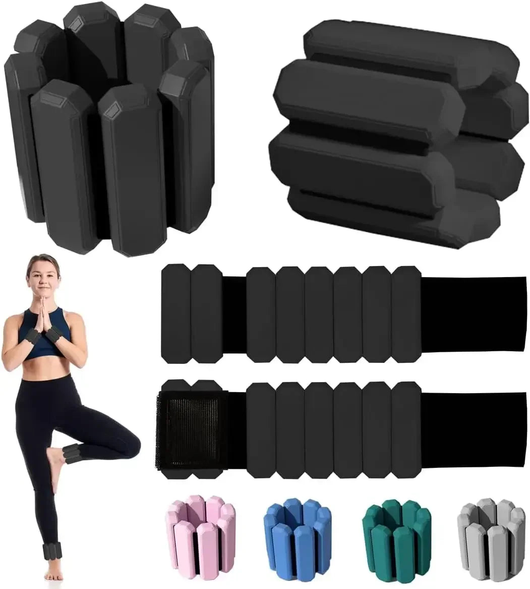 Adjustable Wrist & Ankle Weights for Fitness Training