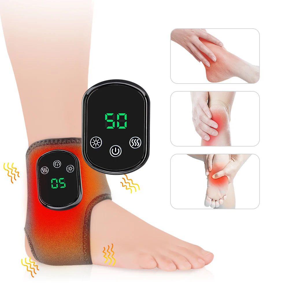 Heated Foot Massager with Vibration & Hot Compress