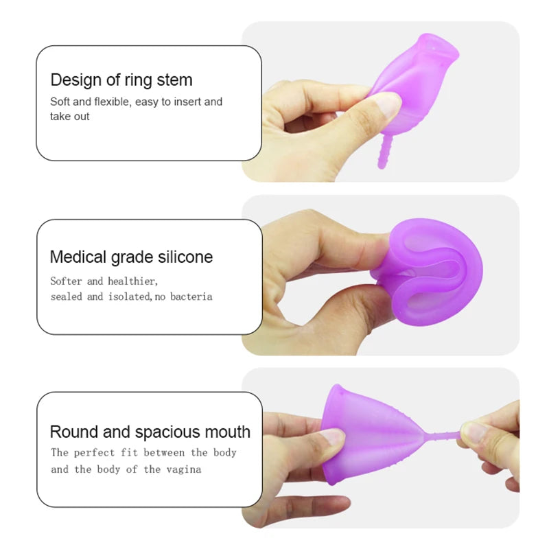 Soft Menstrual Cup - Super Soft and Flexible