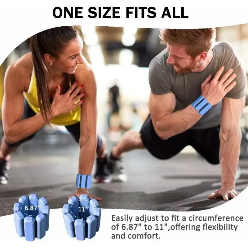 Adjustable Wrist & Ankle Weights for Fitness Training