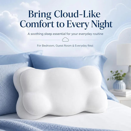 Ergonomic Memory Foam Cervical Support Pillow