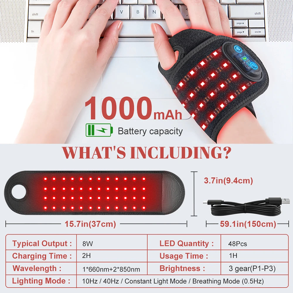 Red Light Therapy Strap