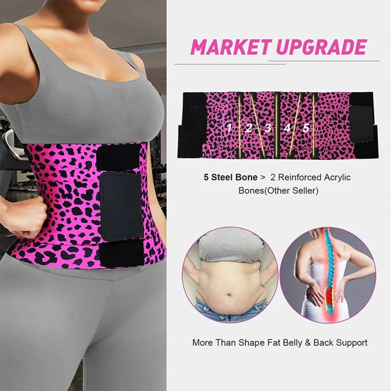 Tummy Control Body Shaper – Adjustable Triple Wrap Waist Belt
