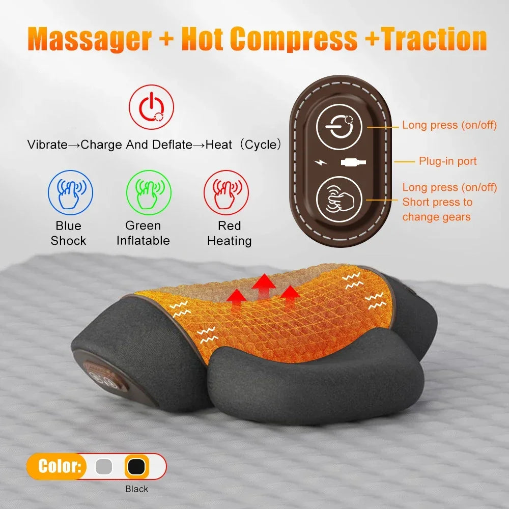 Electric Neck Massager Cervical Pillow