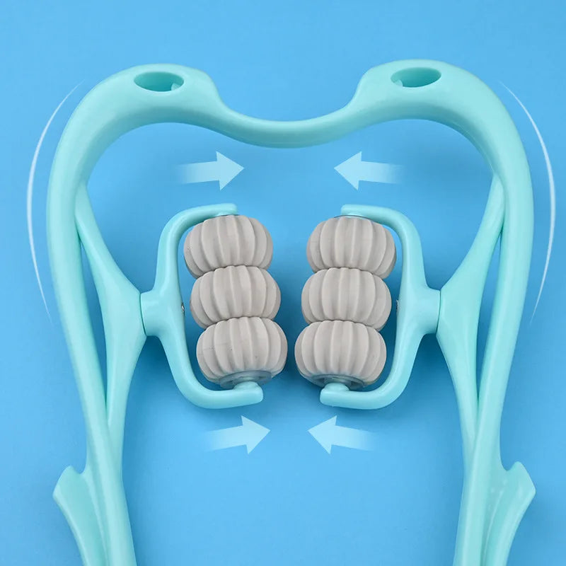6 Wheel Pressure Point Neck Massager
