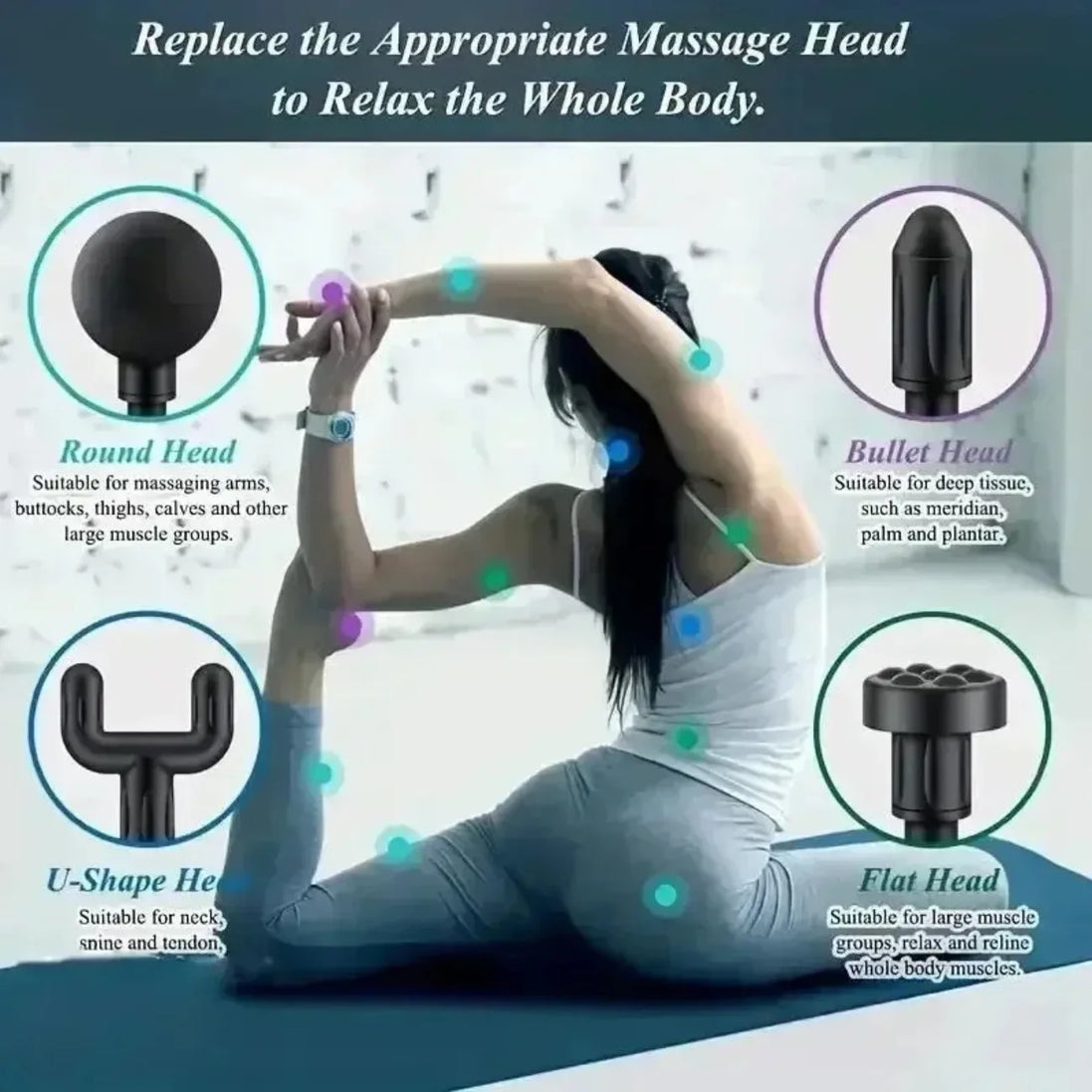 Electric Vibration Massage Gun for Neck & Body