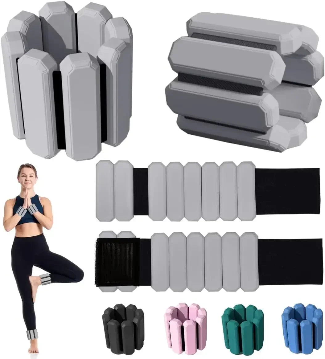 Adjustable Wrist & Ankle Weights for Fitness Training