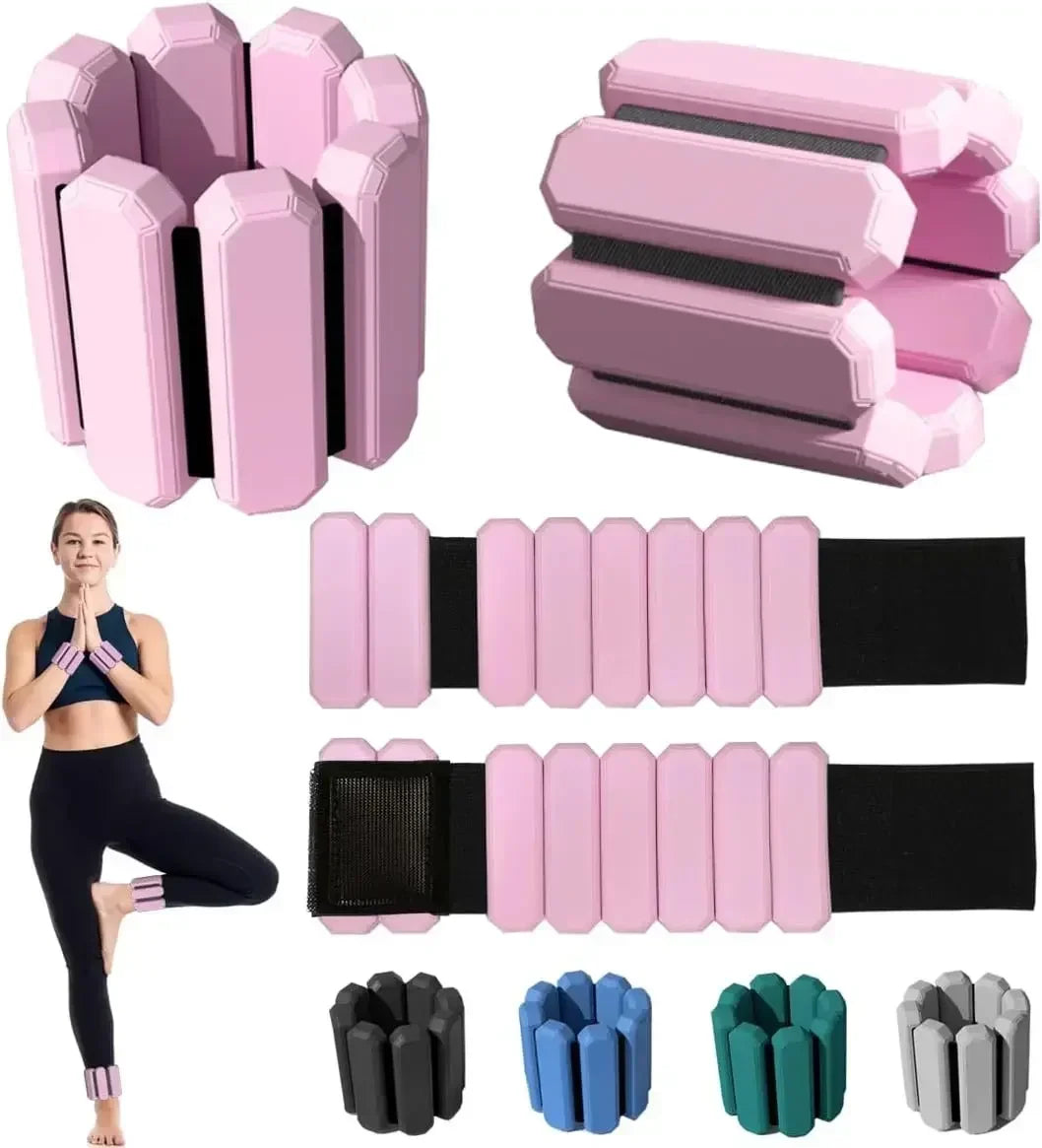 Adjustable Wrist & Ankle Weights for Fitness Training