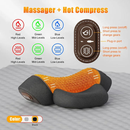 Electric Neck Massager Cervical Pillow