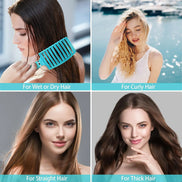 Hairdressing Comb Bristle Girls Scalp Massage