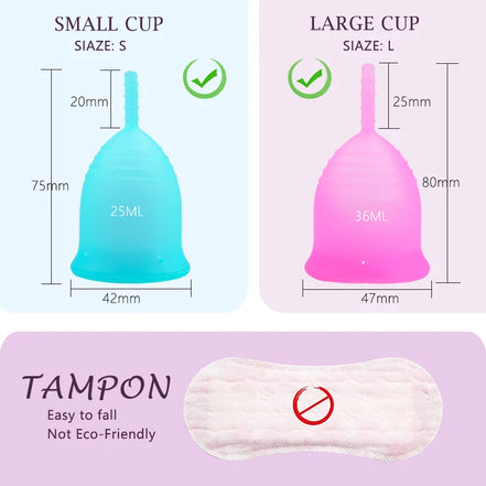Soft Menstrual Cup - Super Soft and Flexible
